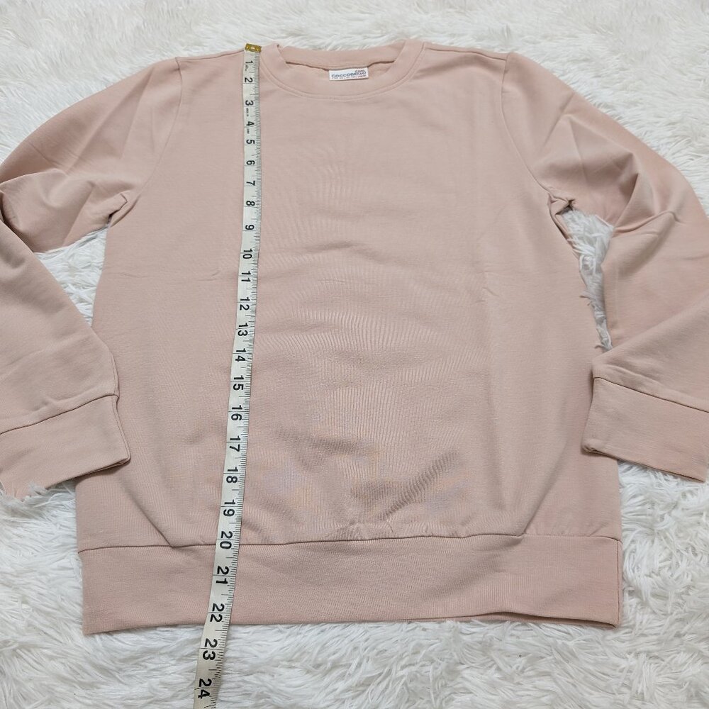 Coccodrilla Unisex Cream Crew Neck Loopknit Long Sleeve Sweatshirt for 10Yr NWOT - Picture 4 of 6